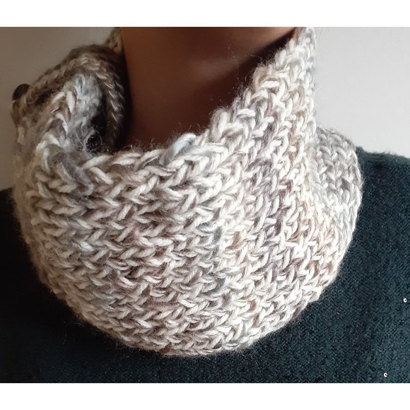 Cowl  style scarf multicolor - Picture 1 of 9